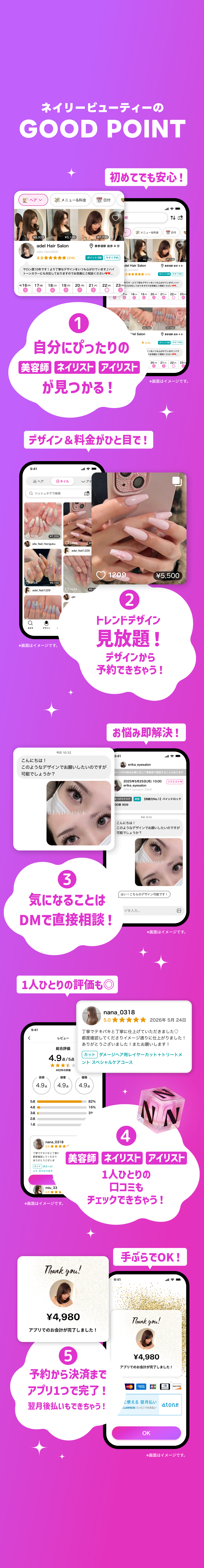Nailie BeautyのGood POINT